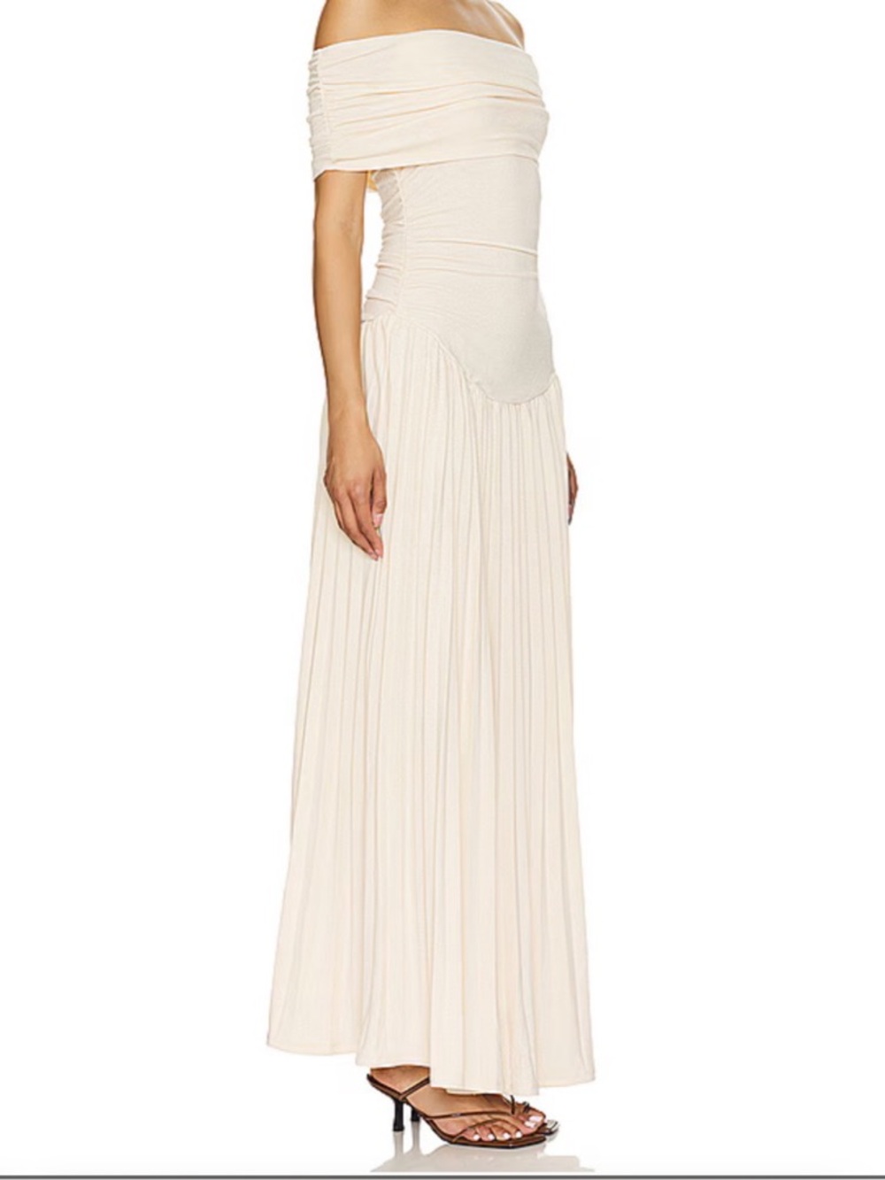 Lioness Field of Dreams Maxi Dress Oatmeal sz S NWT